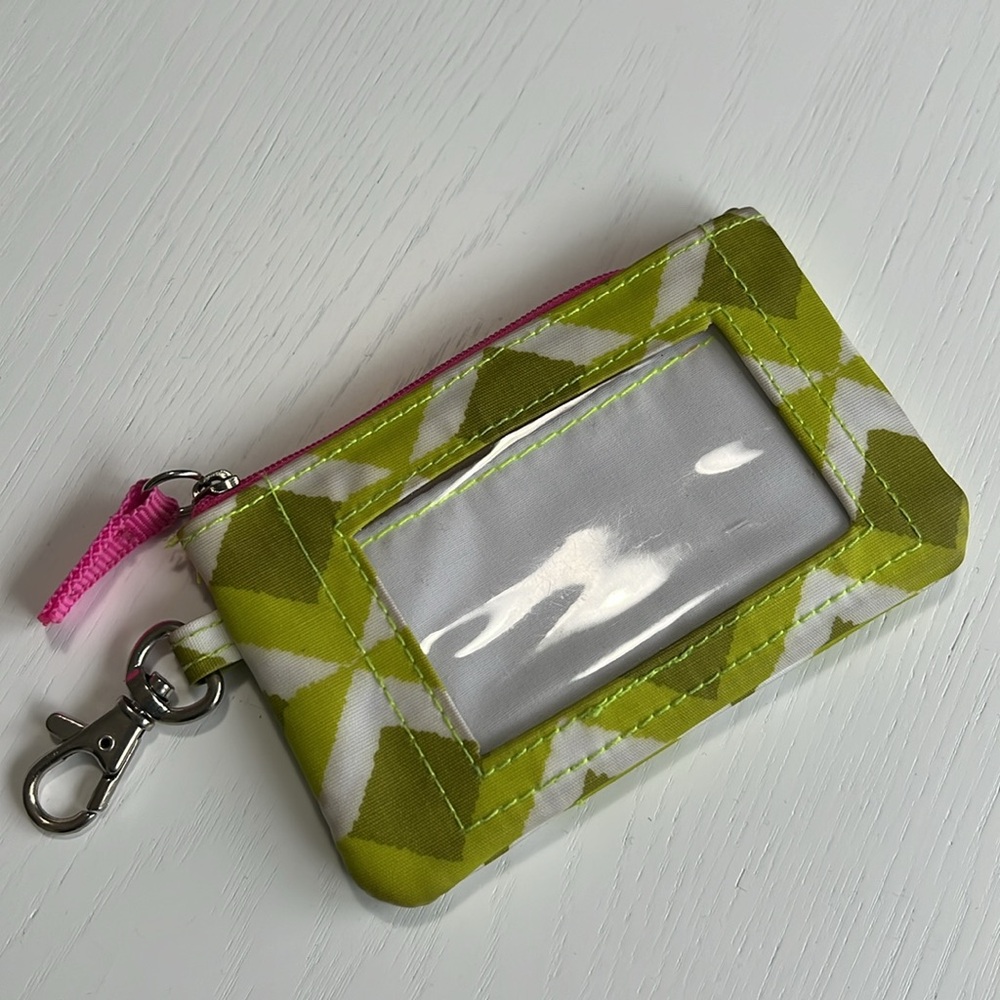 SCOUT idkase keychain clip wallet White Pink Green - Picture 3 of 8